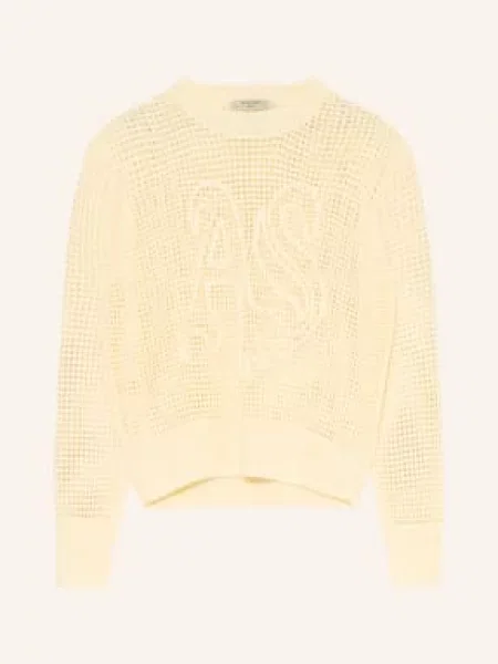 Allsaints Sweter Raelyn weiss beżowy
