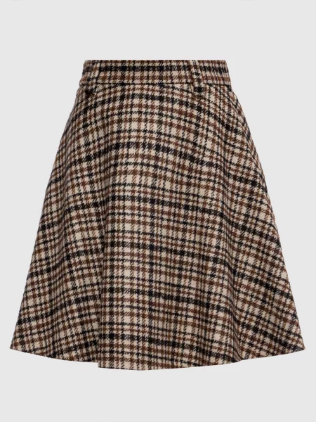 Юбка Brunello Cucinelli из альпаки бежевая