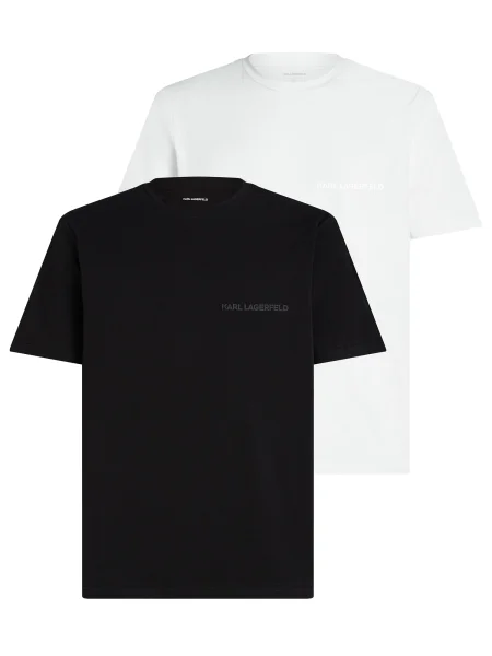 Karl Lagerfeld Tricou negru alb