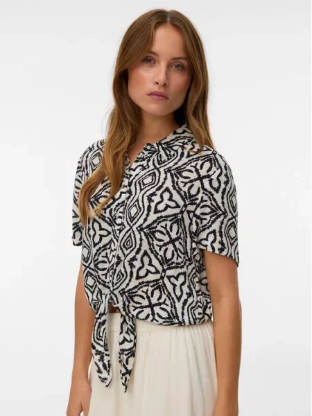 Vero Moda Cămașă Menny negru