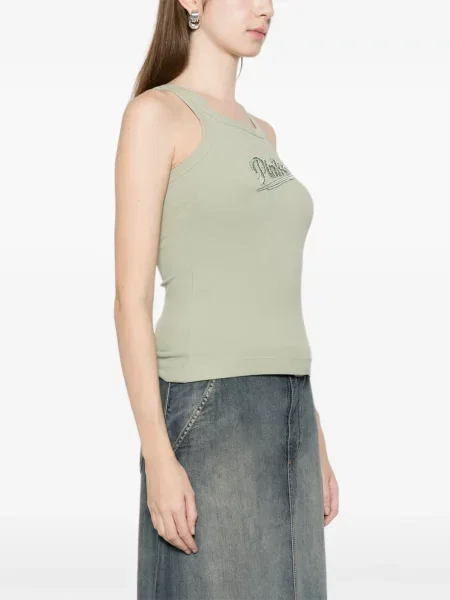 Top Pinko s autogramom zelena