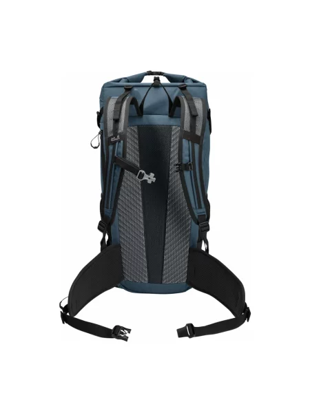 Jack Wolfskin plecak VELOCITY LITE granatowy duży z nadrukiem niebieski