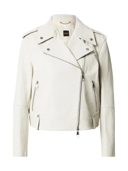 BOSS Geacă de primăvară-toamnă C_Sandy murdar alb