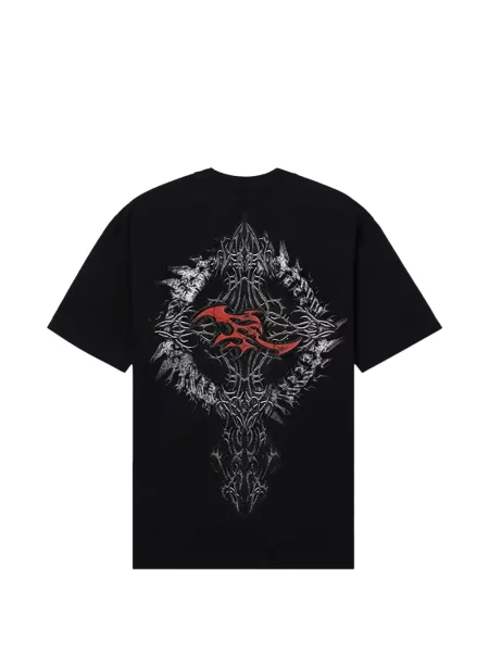 Grafic tricou Revenge cu imagine negru