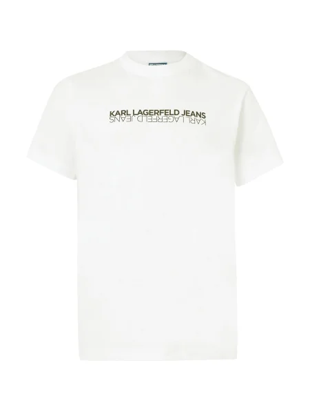 Karl Lagerfeld Jeans kratka majica bela