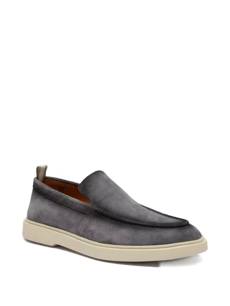 Pantofi loafer Officine Creative din piele de căprioară gri