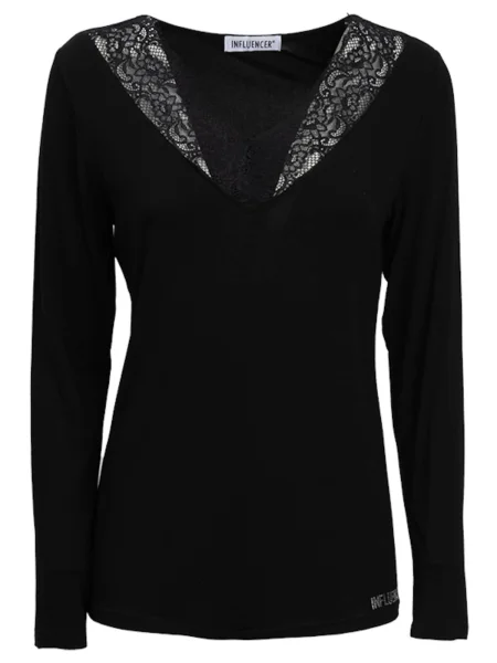 Influencer Tricou negru