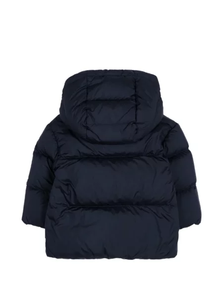 Parka dziecięca Moncler Enfant niebieska