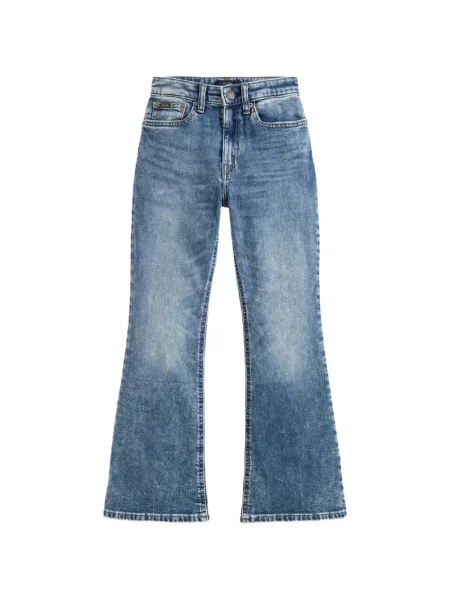 Dětské zvonové džíny Polo Ralph Lauren modré