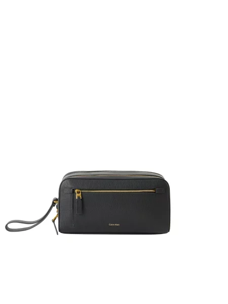 Pungă cosmetică Calvin Klein negru