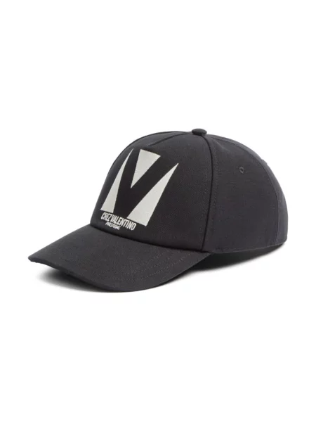 Czapka z daszkiem Valentino Garavani z logo czarna