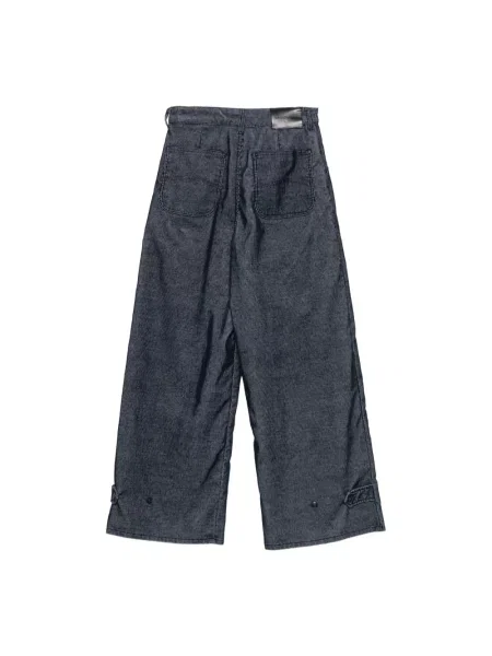 Spodnie Emporio Armani niebieskie