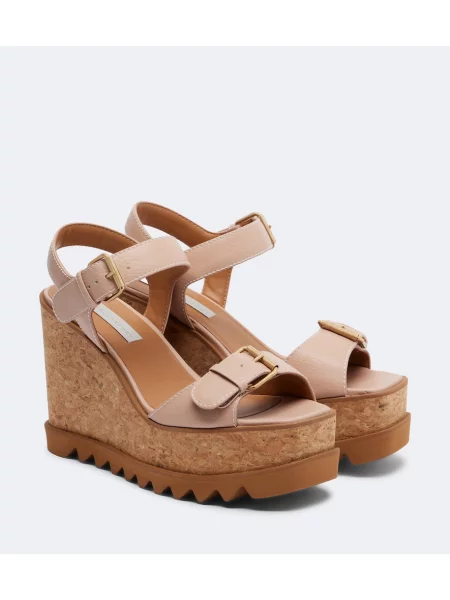 Sandale Stella Mccartney cu platformă roz
