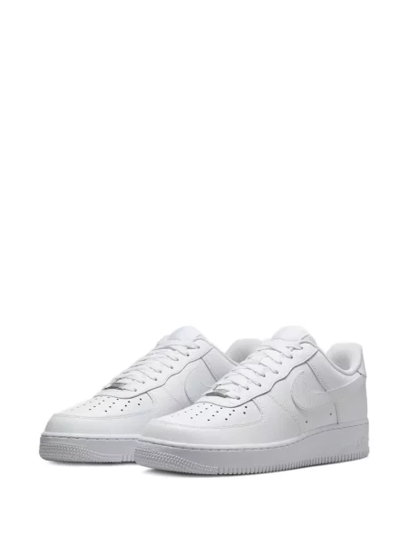 Кожени маратонки Nike Air Force 1 камъни бяло