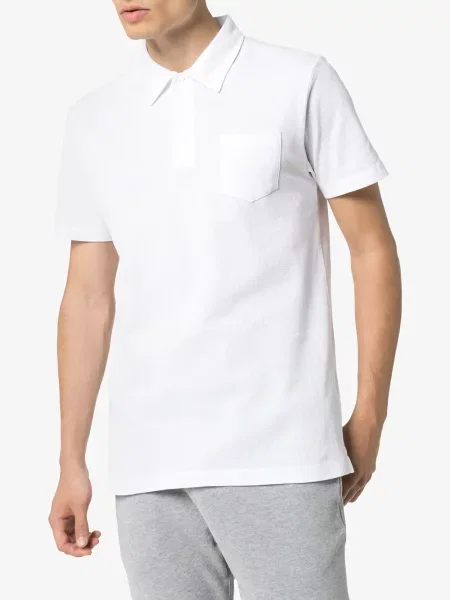 Polo Sunspel alb