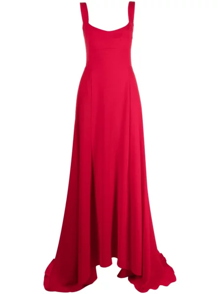 Rochie fără mâneci Atu Body Couture fără mâneci din crep roșu