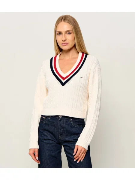 Tommy Jeans Pulover bej