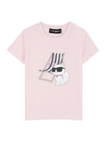 Karl Lagerfeld Kids T-Shirt D ροζ