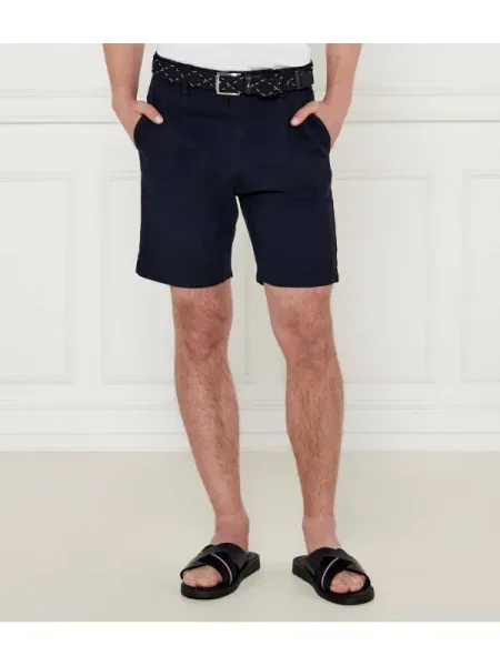 BOSS ORANGE Len rövidnadrág | Tapered fit kék