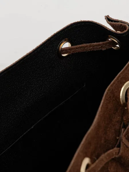 Замшевая сумка Answear.lab коричневая