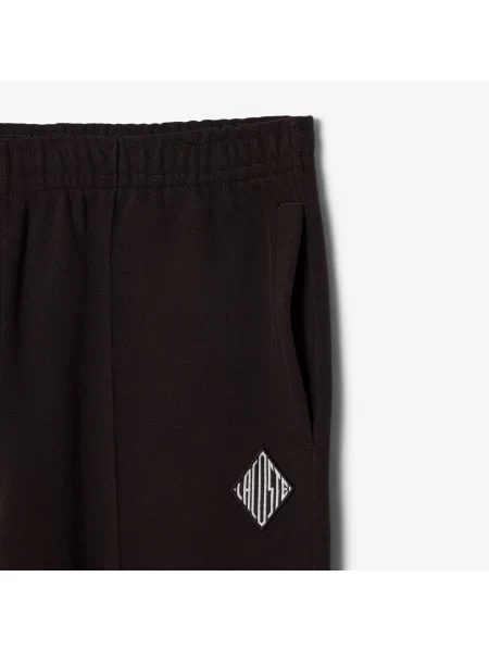 Lacoste Spodnie Dresowe Regular Fit brązowe