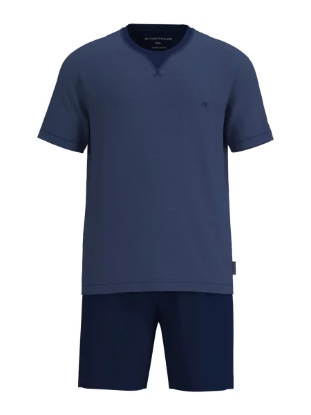 TOM TAILOR Kratka pižama modra