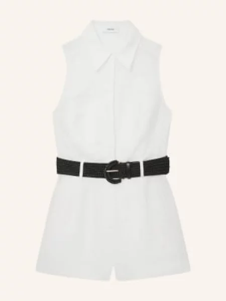 Reiss Kombinezon Taylor Z Lnu weiss