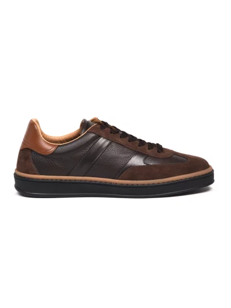 Sneakersy Baldinini zamszowe brązowe