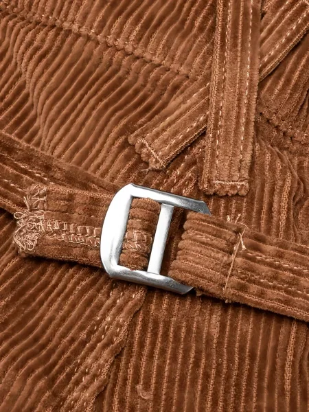 Pantaloni Needles de catifea cord maro
