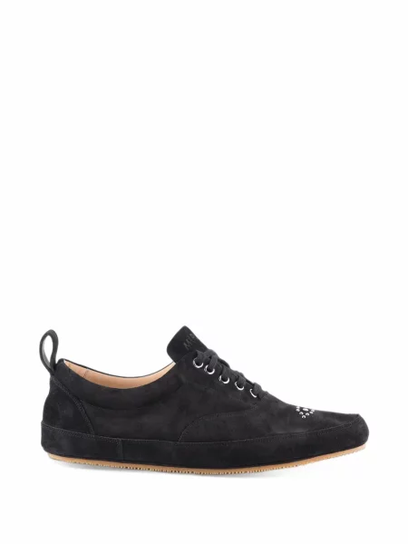 Sneakerși Mirial din piele de căprioară negru