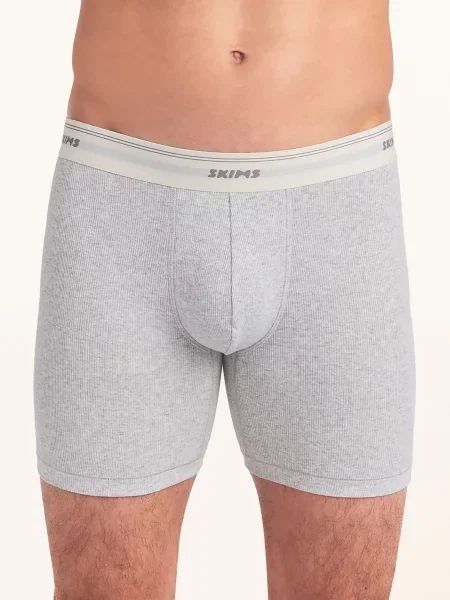 Skims Boxerky light heather grey šedé