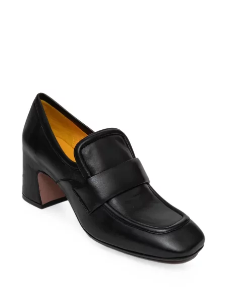 Pantofi cu toc Mara Bini cu perle negru
