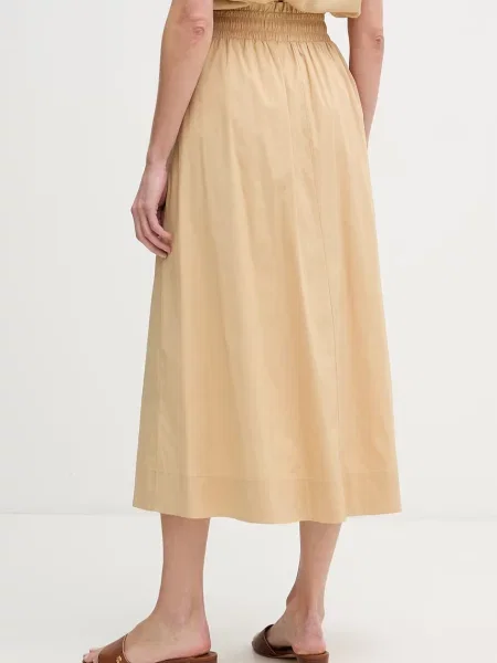 Spódnica midi z elastycznym pasem model Saviana' Joop! beżowa