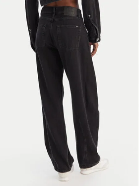 Tommy Jeans Džínsy Barrel Fit čierna