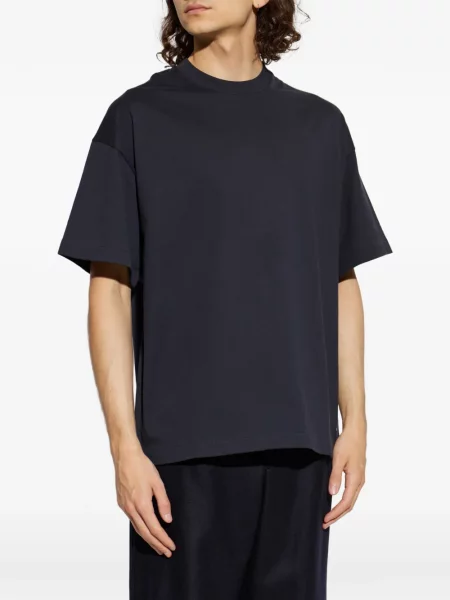 Tricou Jil Sander cu imagine albastru