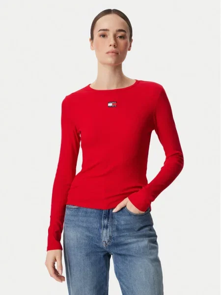 Tommy Jeans Bluză roșu