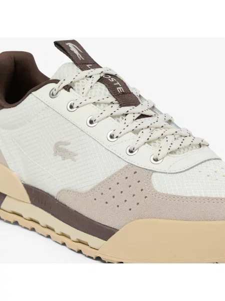 Lacoste Sneakersy Slam Break Ecru biały