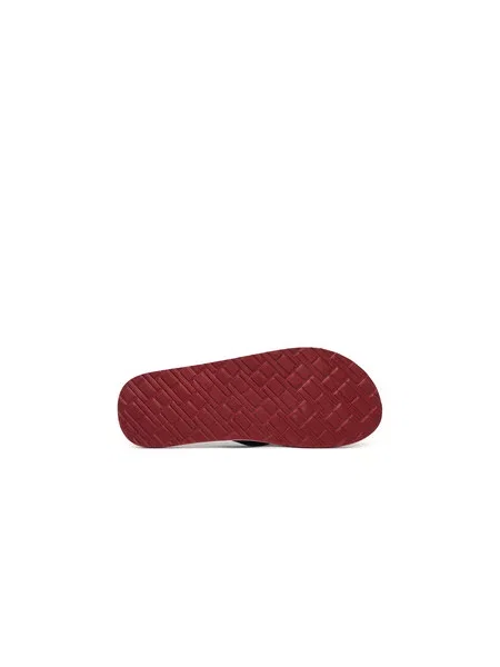 Šlepetės per pirštą Tommy Hilfiger Patch Hilfiger Beach Sandal Tamsiai mėlyna