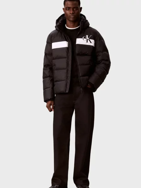 Джинсова куртка Calvin Klein Jeans чорна