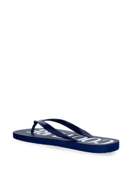 Șlapi Versace Jeans Couture cu imagine albastru
