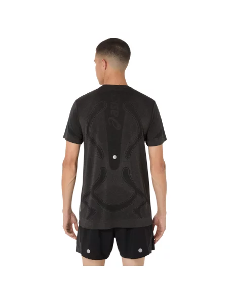 Pánske bežecké tričko ASICS Road Seamless performance black čierna