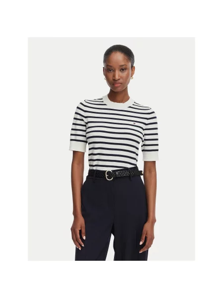 Tommy Hilfiger Megztinis Kreminė Regular Fit