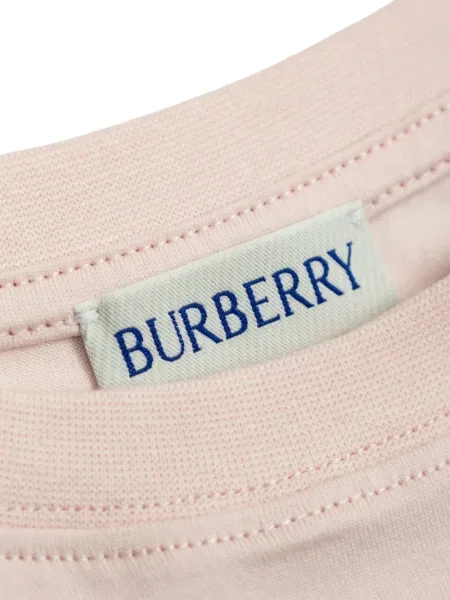 Koszulka dziecięca Burberry różowa