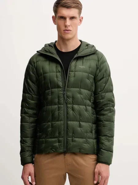 Péřová bunda Haglöfs Hede přechodná zelená