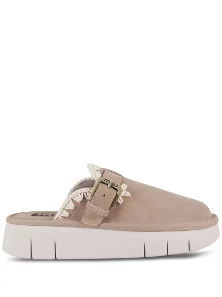 Кожени домашни пантофи Mou