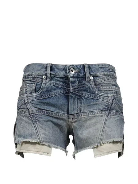 Pantaloni scurți Rick Owens Drkshdw de lână albastru