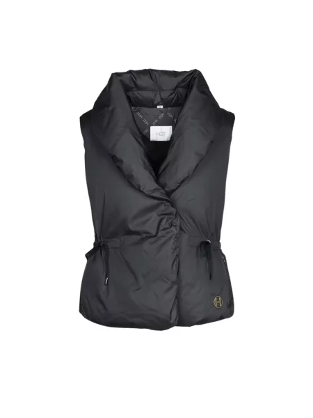 Pikowana kamizelka puchowa Hést czarna