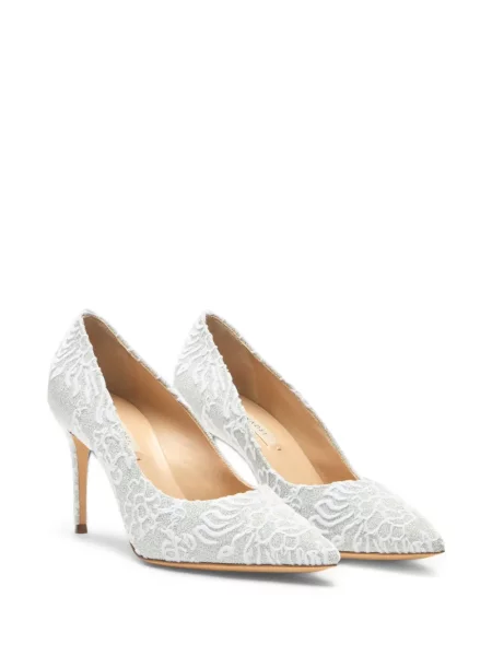 Pantofi cu toc Casadei cu model floral
