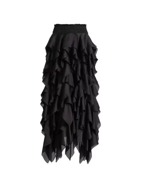 Lung fustă Balmain negru