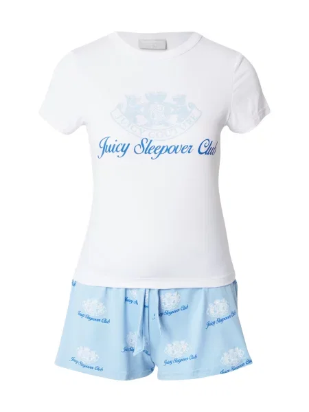 Juicy Couture Pijama Sleepover Club celest albastru